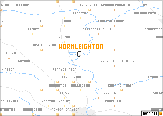 map of Wormleighton