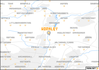 map of Wormley