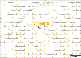 map of Wörnharts