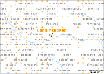 map of Wörnitzhofen