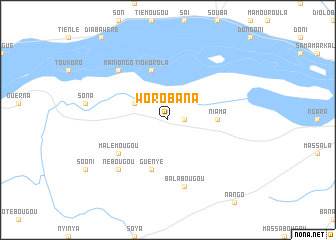 map of Worobana