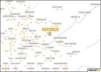 map of Worobgo