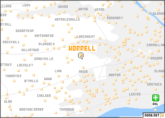 map of Worrell