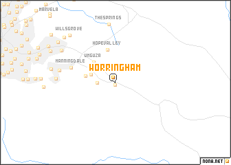map of Worringham