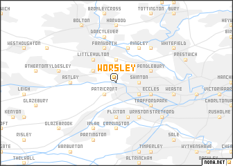 map of Worsley