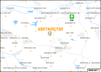 map of Worthington