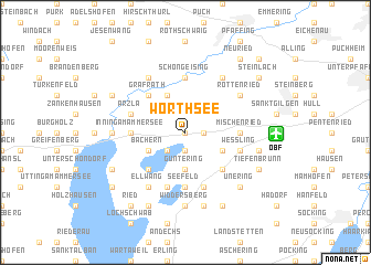 map of Wörthsee