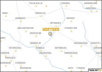 map of Wortoré