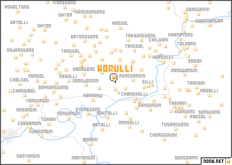 map of Wŏrŭl-li