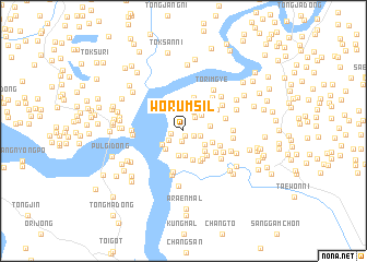 map of Wŏrŭmsil