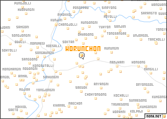 map of Wŏrunch\