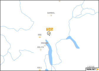 map of Wor