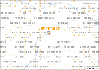 map of Wösendorf