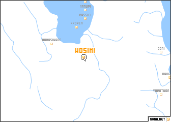 map of Wosimi