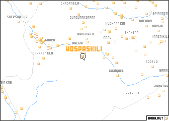 map of Wospas Kili