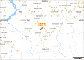 map of Wota