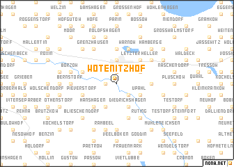 map of Wotenitz-Hof