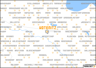 map of Wotenitz