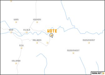 map of Wote