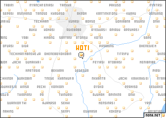 map of Woti