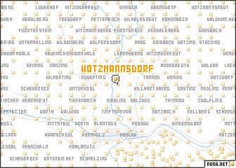 map of Wotzmannsdorf