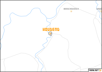map of Woudend