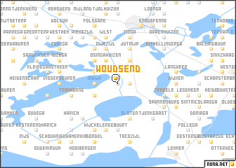 map of Woudsend