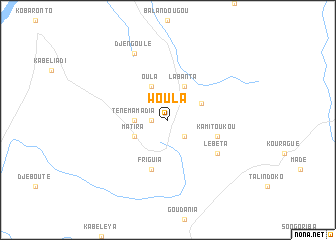 map of Woula