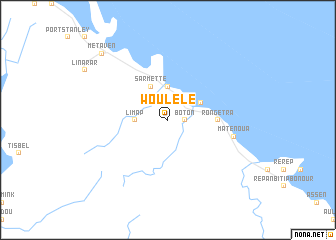 map of Woulélé