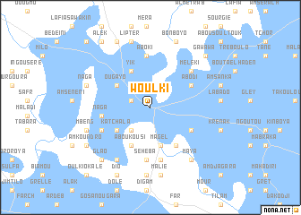 map of Woulki