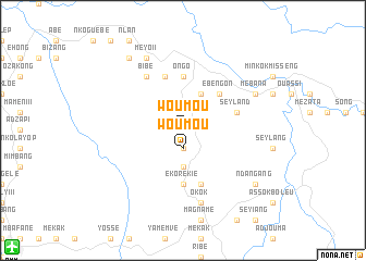 map of Woumou