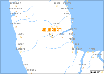 map of Wounawati