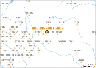 map of Woundrpoutsour