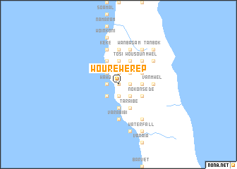 map of Wouréwérèp