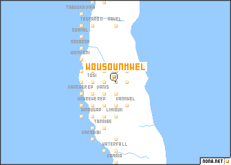 map of Wousounmwèl