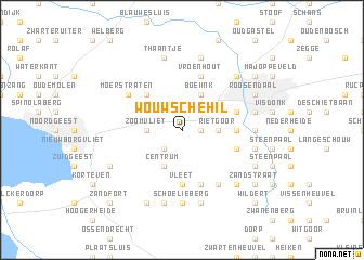 map of Wouwsche Hil