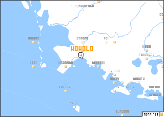 map of Wowolo