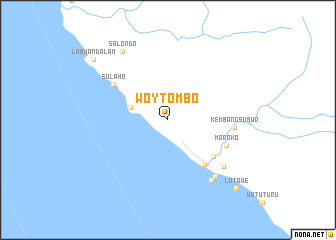 map of Woytombo