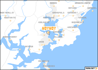 map of Woy Woy