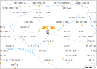 map of Wragby