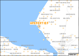 map of Wremertief