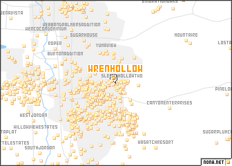 map of Wren Hollow