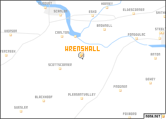 map of Wrenshall