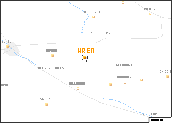 map of Wren