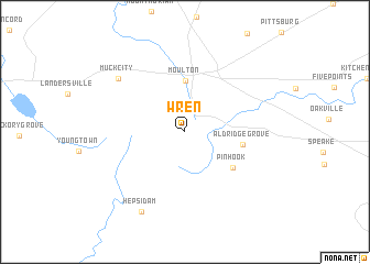 map of Wren