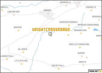 map of Wright Crossroads