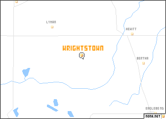 map of Wrightstown