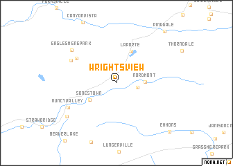 map of Wrights View