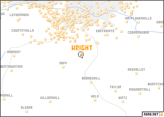 map of Wright