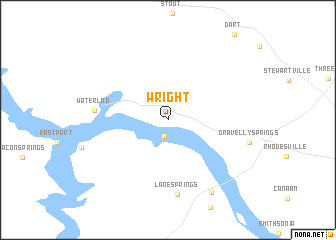 map of Wright